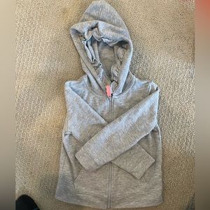 Cat and Jack 3T gray zip hoodie jacket